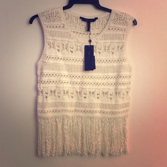 bcbg crochet top